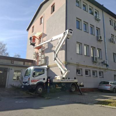 Čistenie fasády v Žiline